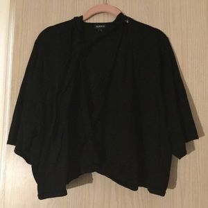 TORRID Black short sleeve cardigan
